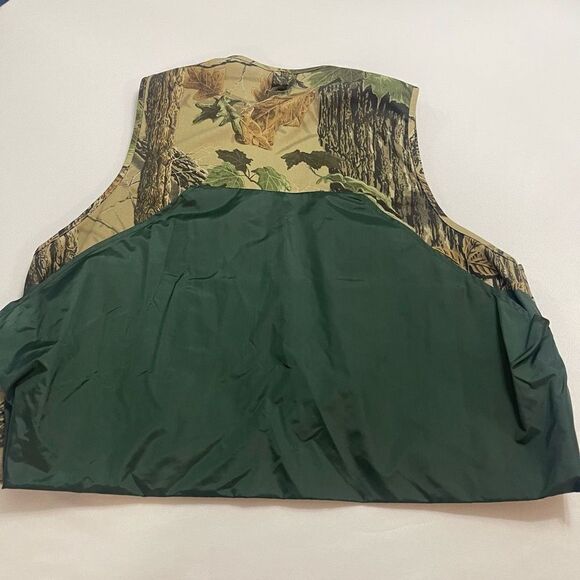 Vintage RealTree Sports A Field Vest Adult Large Camouflage Shooter Mens Hunters - Picture 2 of 8